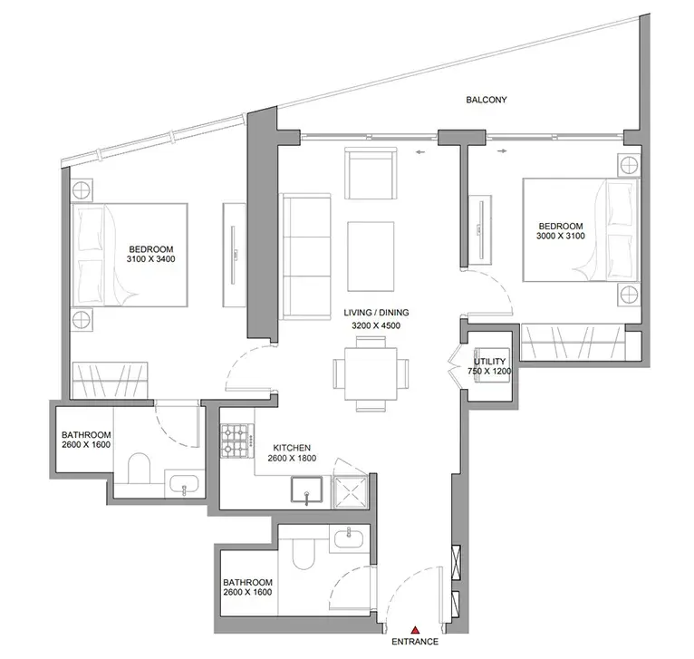 2 bedroom Apartments